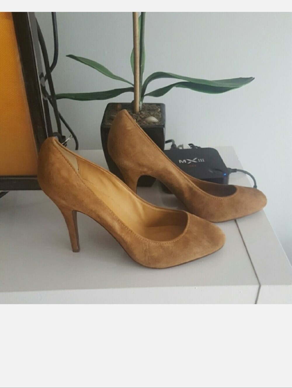 Classic Women's Suede High Heel Pump in Brown - Picture 5 of 12